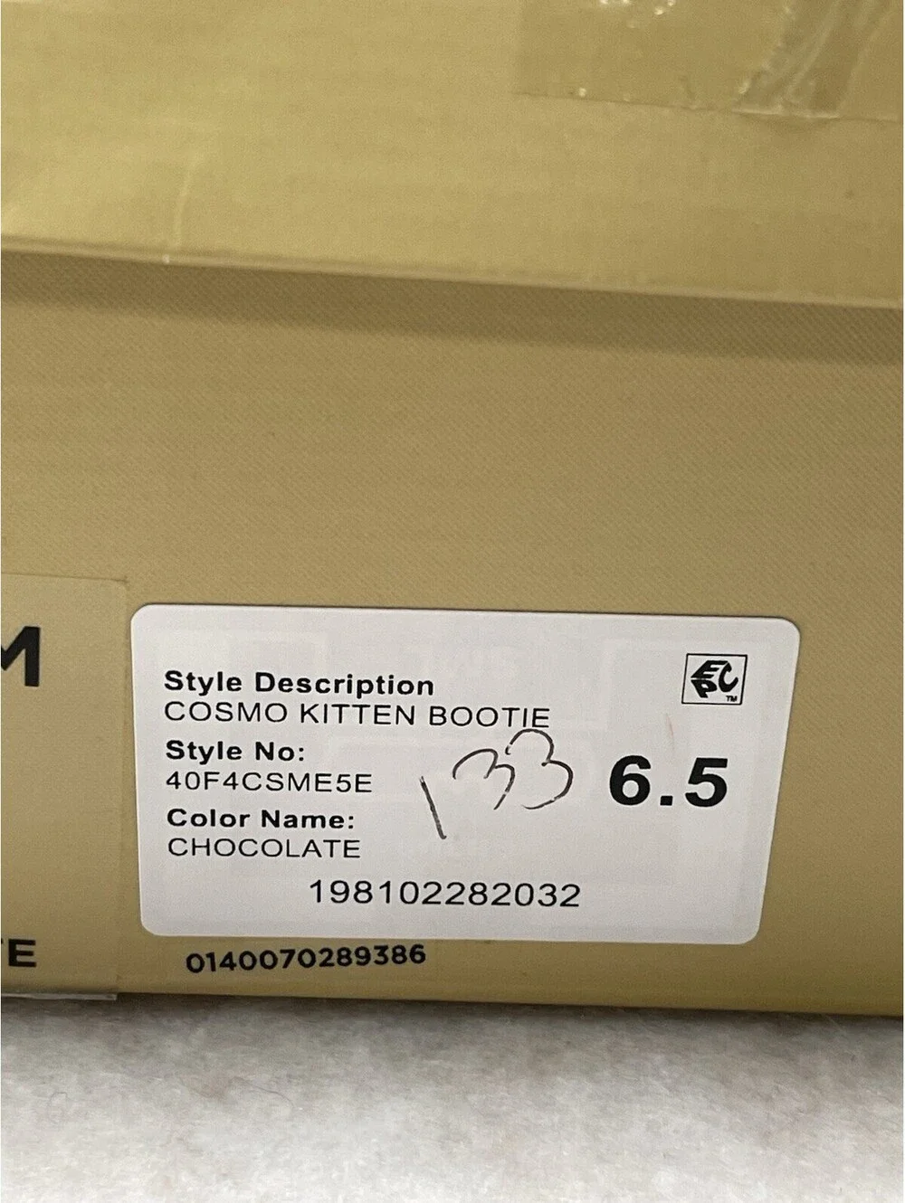 NIB Michael Kors Women's Brown / Chocolate Cosmo Kitten Heel Leather Booties 6.5